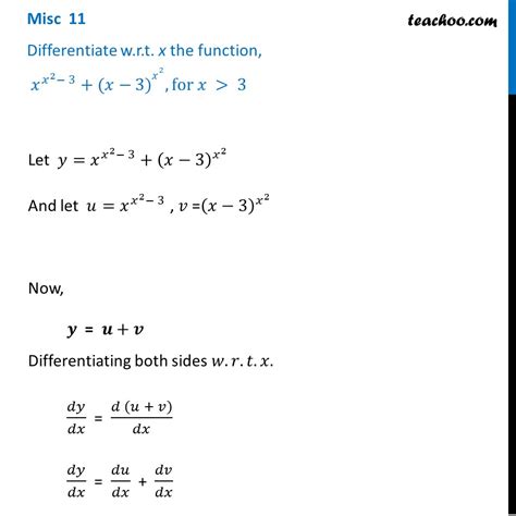 Differentiate the function. mathway - Differentiate using the Product Rule which states that is where and . Step 3.5. The derivative of with respect to is . Step 3.6. Differentiate using the Power Rule.